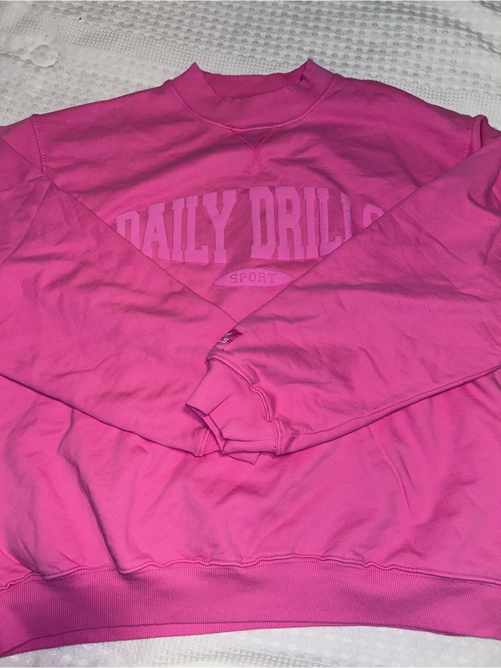 Daily Drills Oversized Vintage Crew - Cheeks w/ Monochrome Patch Size M/L NWOT